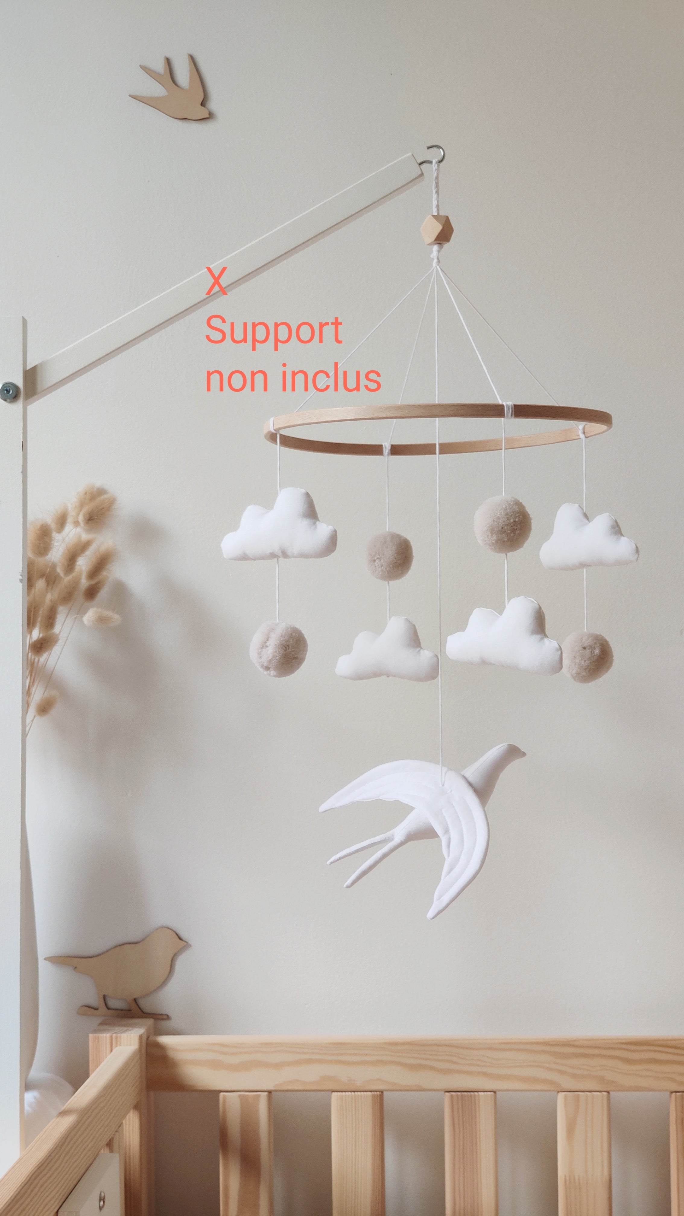 Mobile décoratif Hirondelle - Personnalisable