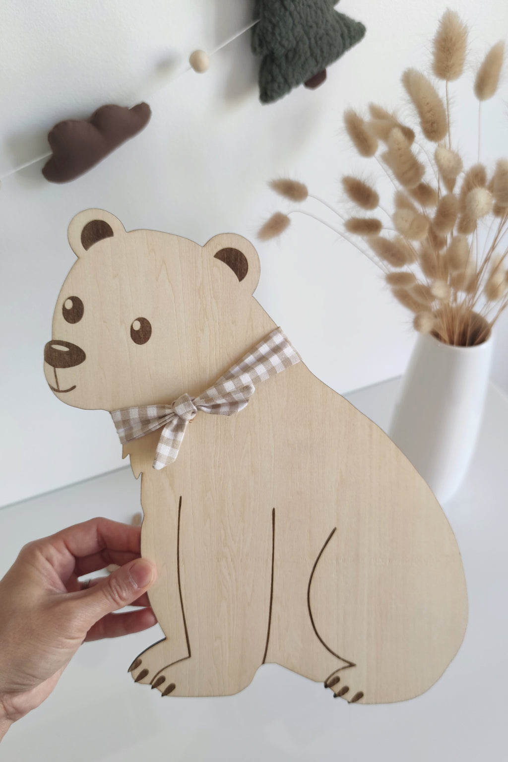 Forme en bois - Ours