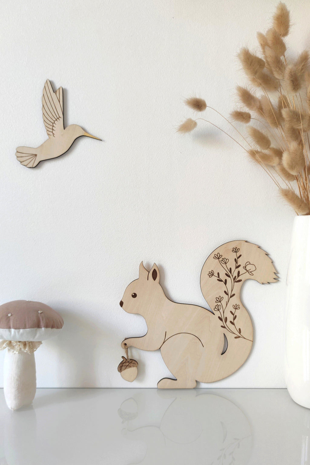 Forme en bois - Écureuil