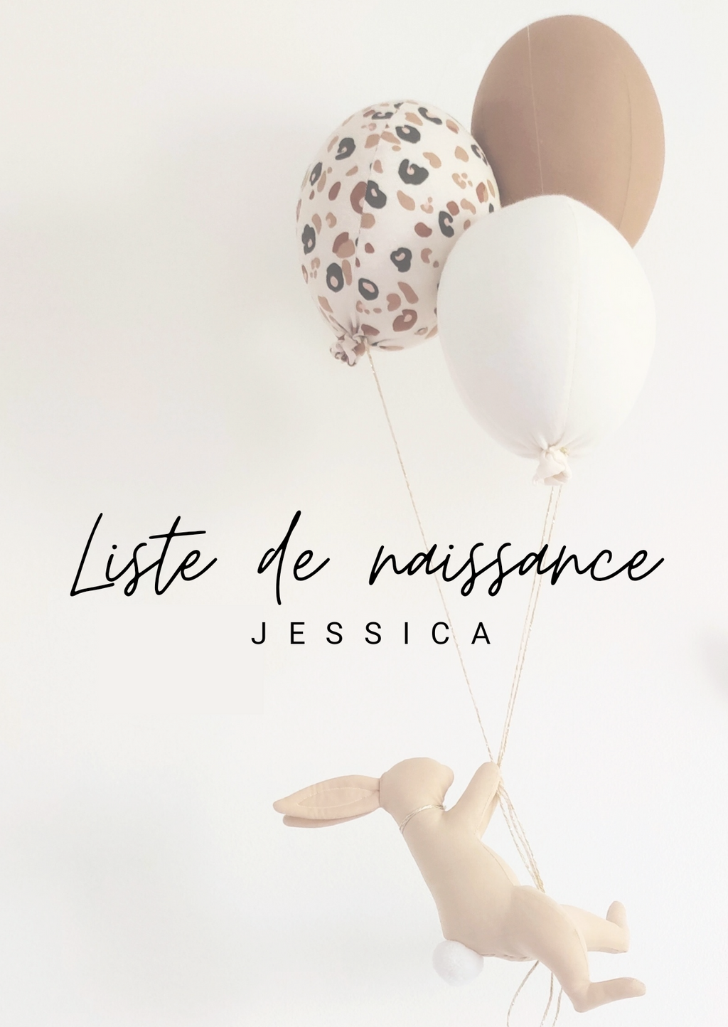 LISTE DE NAISSANCE - Jessica (Suspension Ballons)