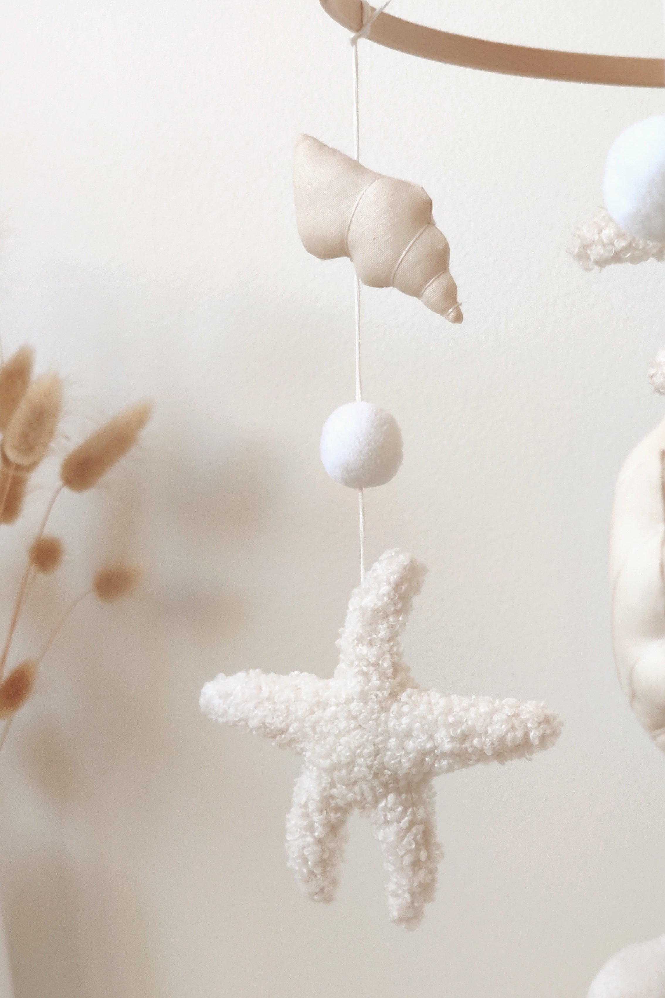 Mobile décoratif - coquillages & étoiles de mer