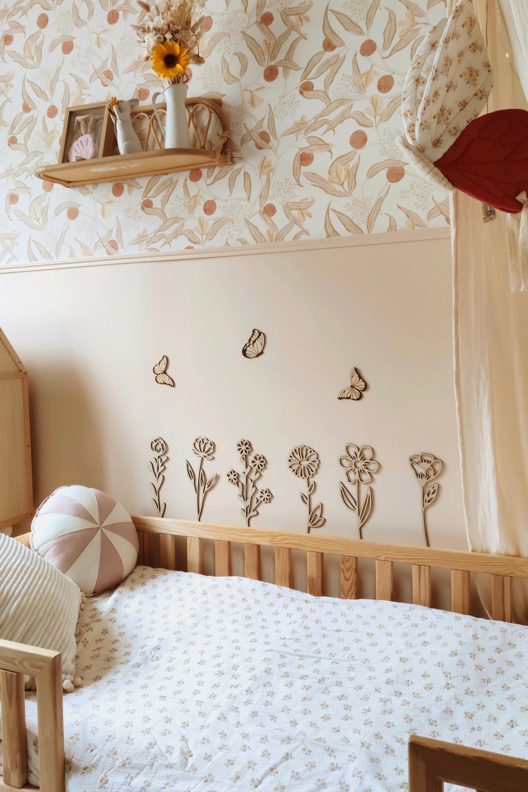 Forme en bois - Papillons