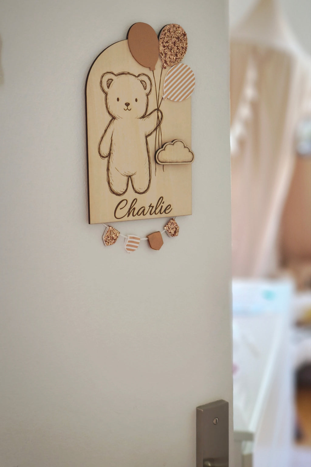 Cake topper évolutif et personnalisable - Nounours