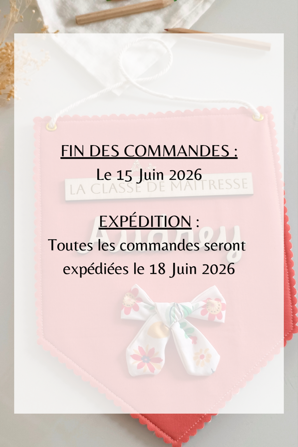 Box Maîtresse & Nounou -  Fin d'année 🧡