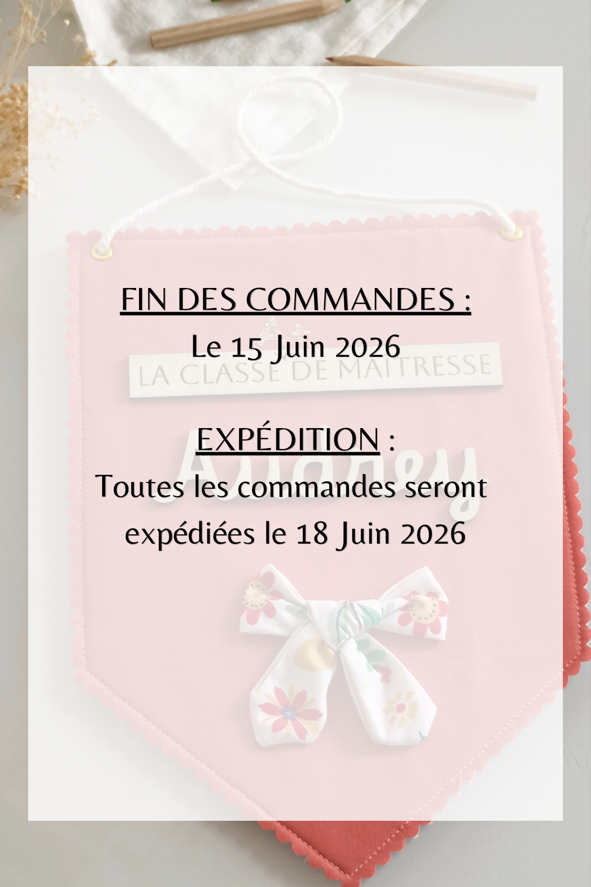 Box Maîtresse & Nounou -  Fin d'année 🧡