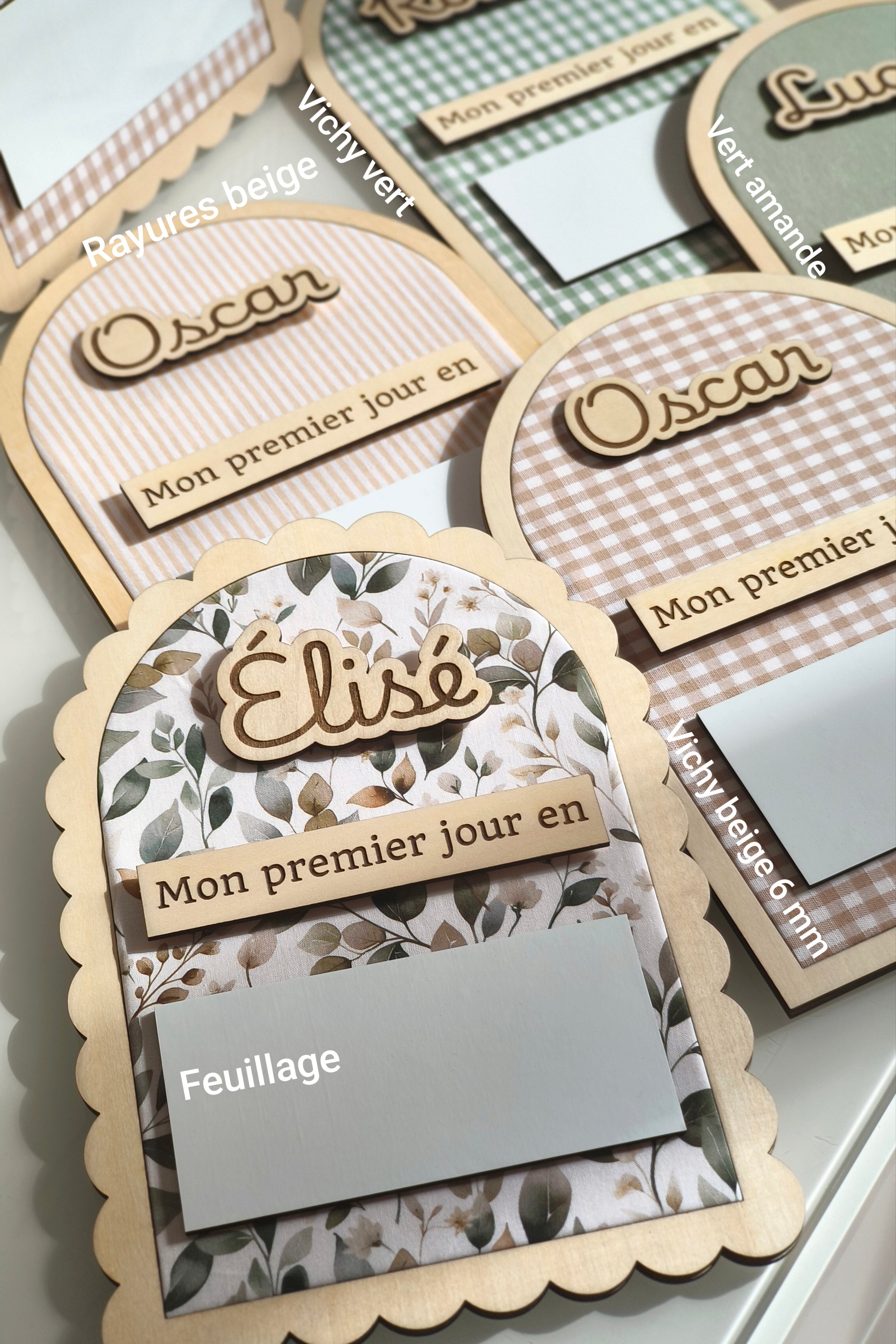 Pancarte Rentrée Scolaire - Bois & Tissus