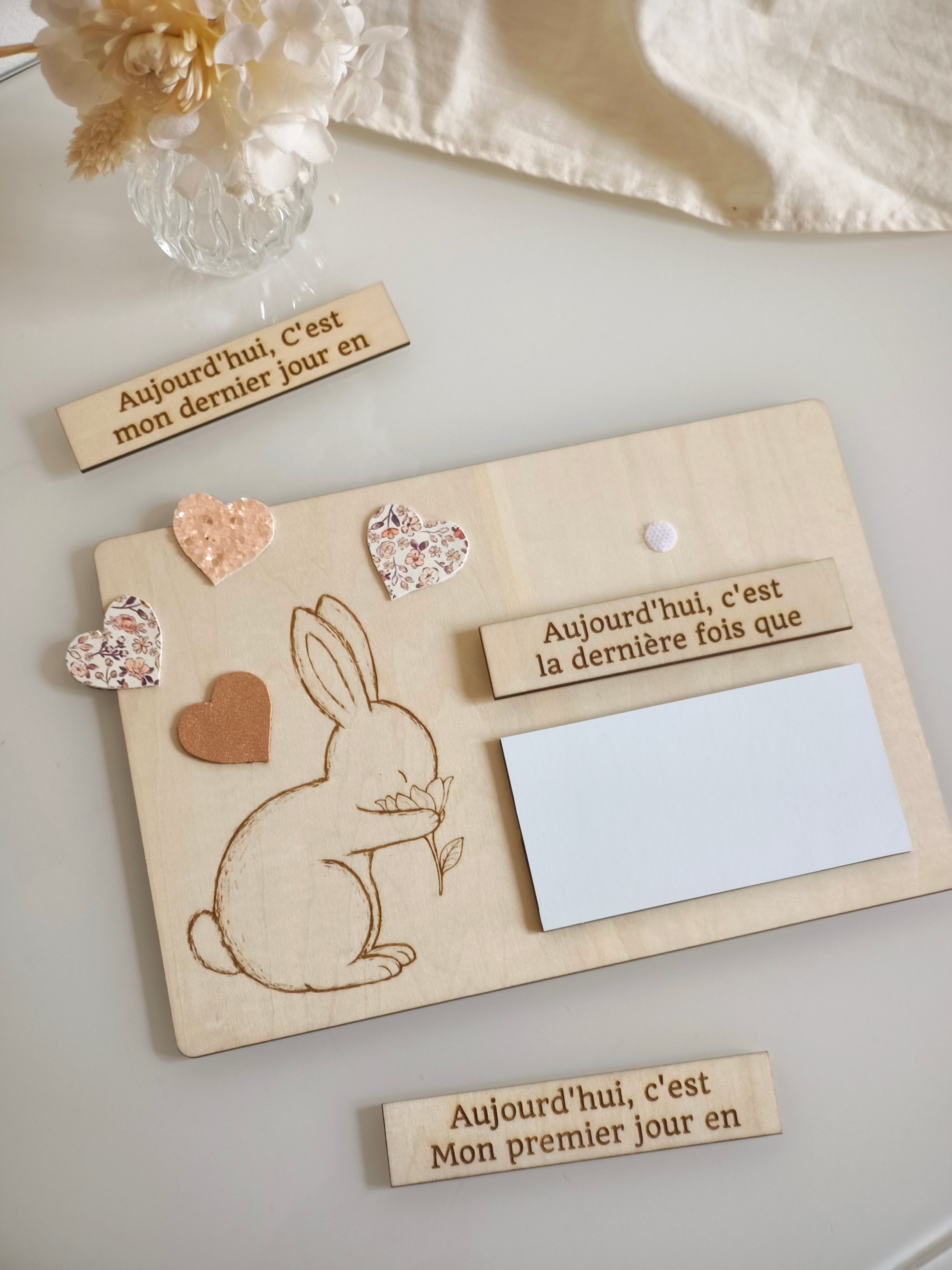 Pancarte Rentrée Scolaire - Lapin (Prototype)