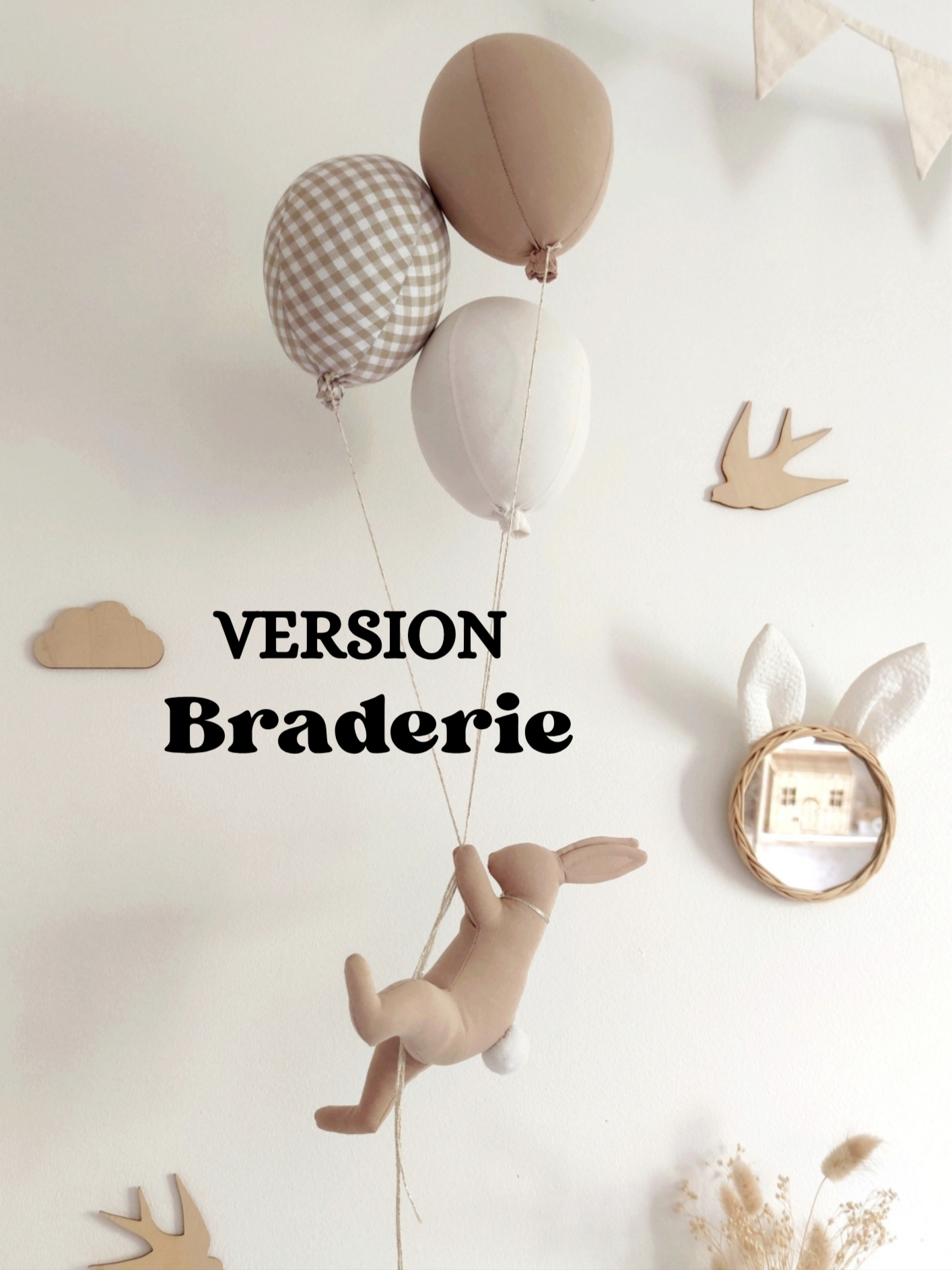 Lapin & ballons - Version Braderie