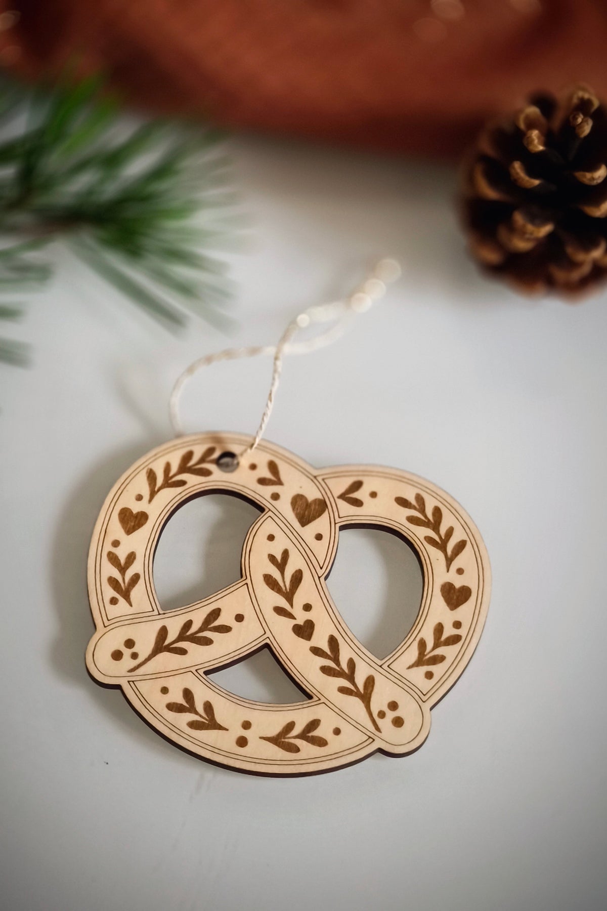 décoration de sapin - Bretzel