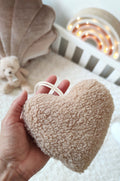 Coeur à suspendre - Beige
