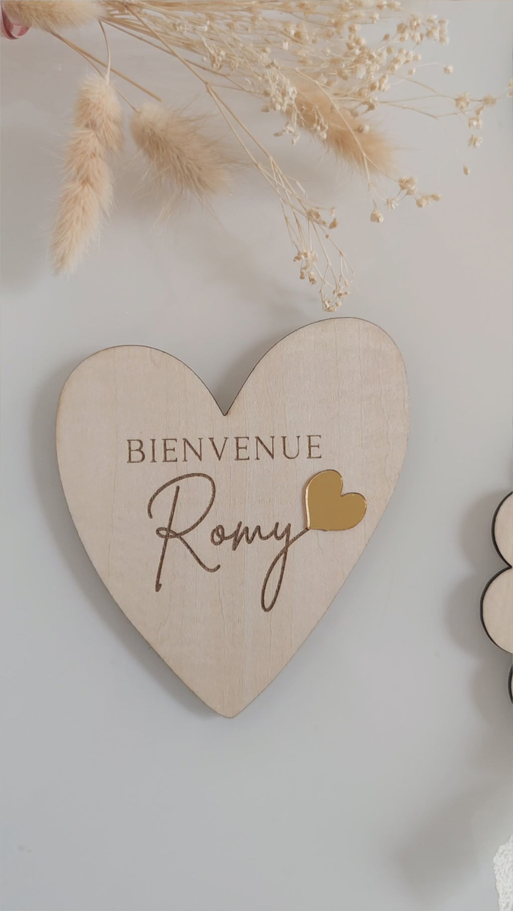 Carte de Bienvenue - Dentelle