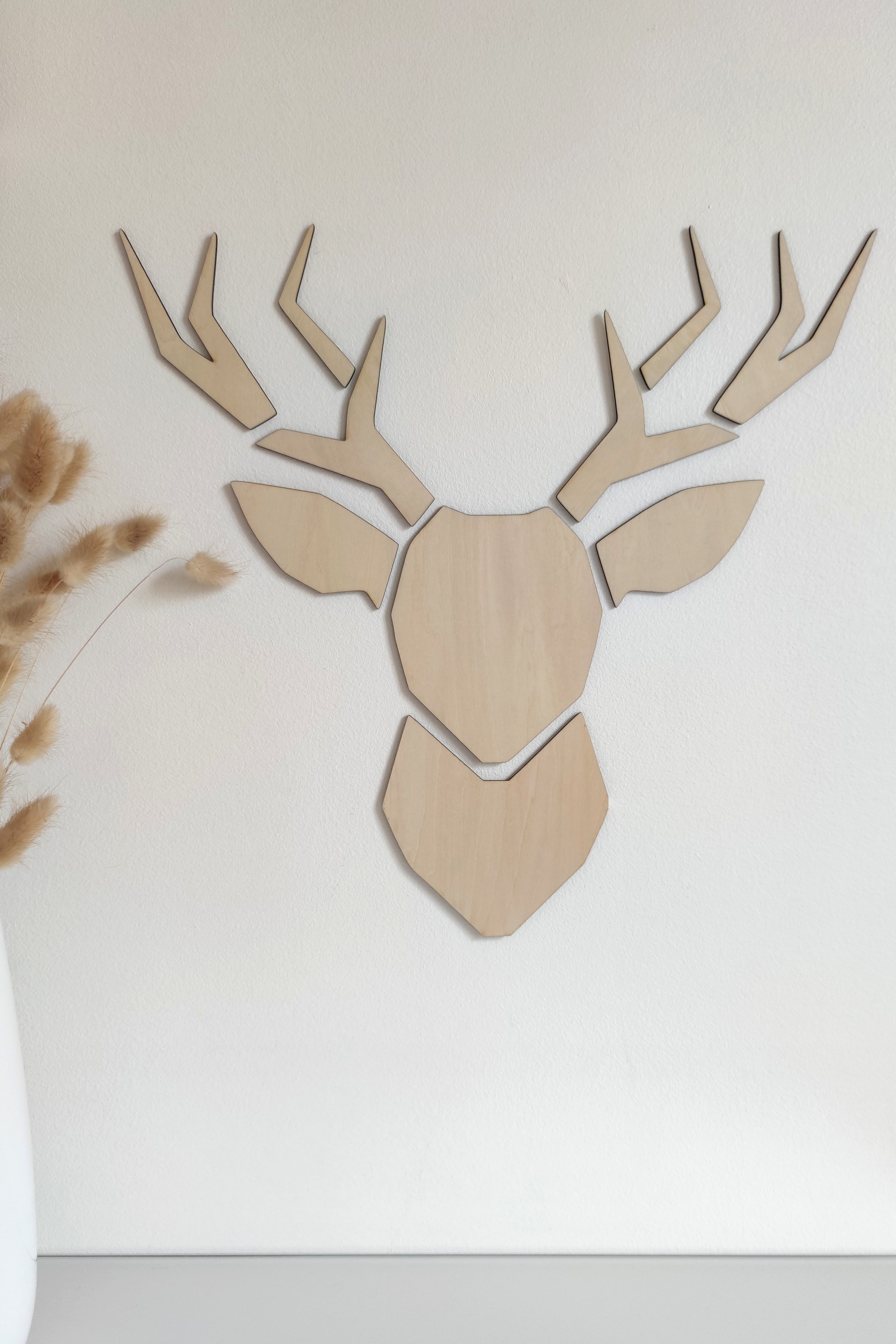 Forme en bois - Tête de cerf